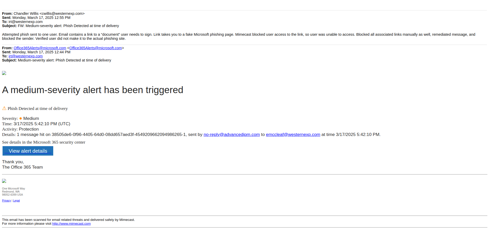 Email Render Screenshot