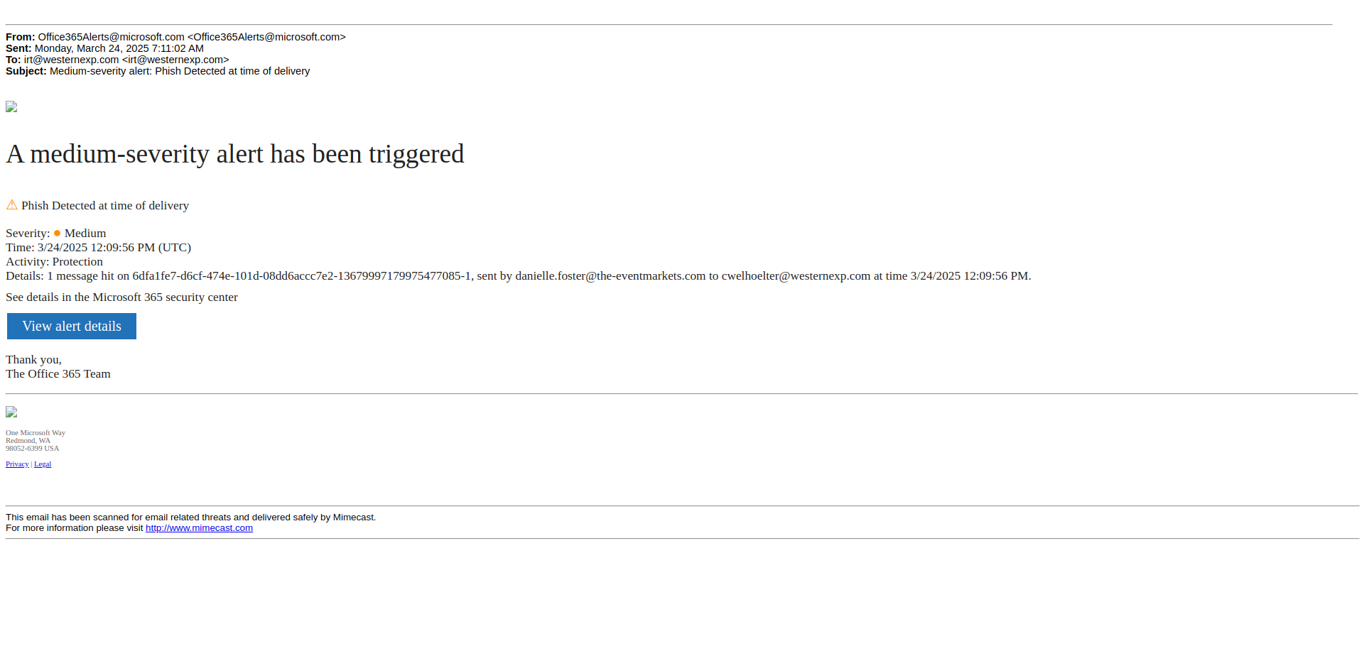 Email Render Screenshot