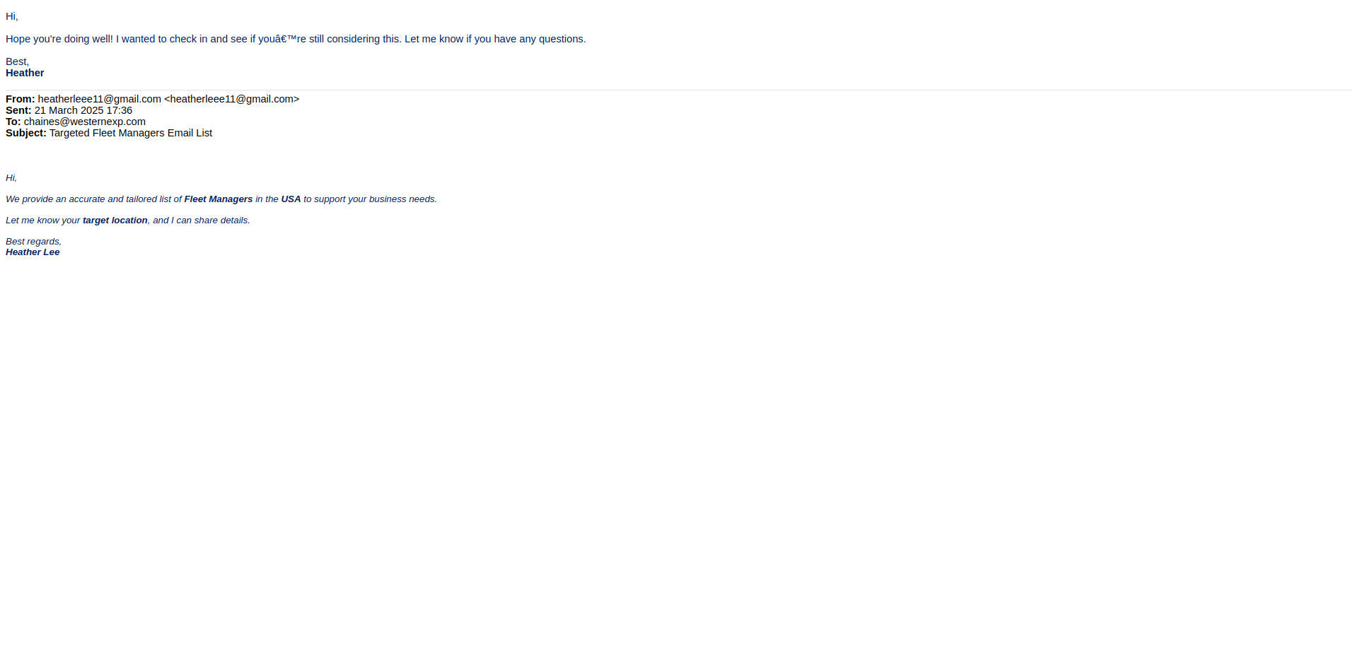 Email Render Screenshot
