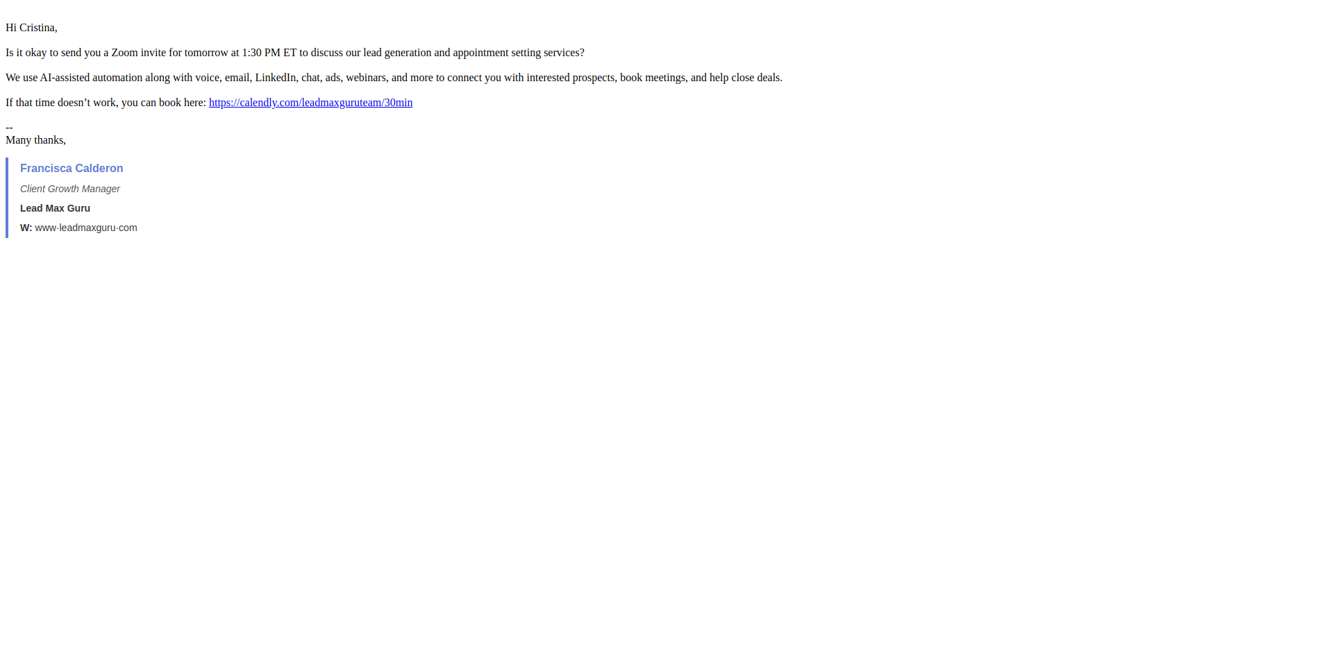 Email Render Screenshot