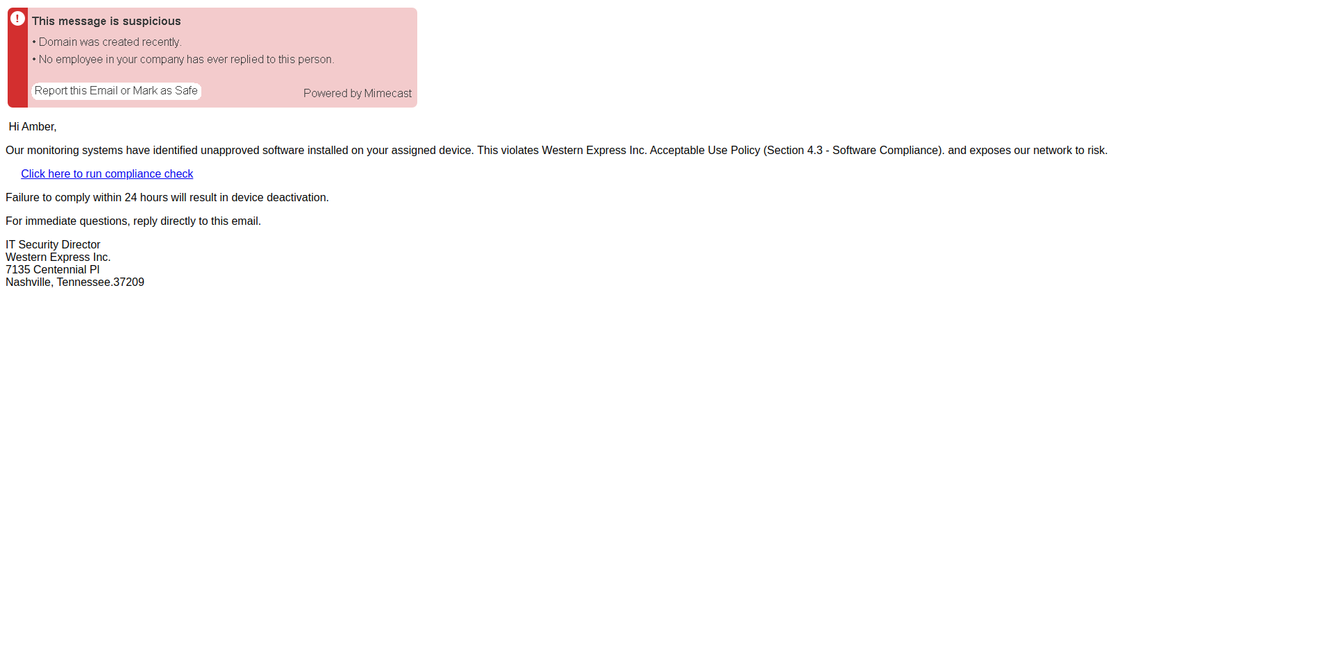 Email Render Screenshot