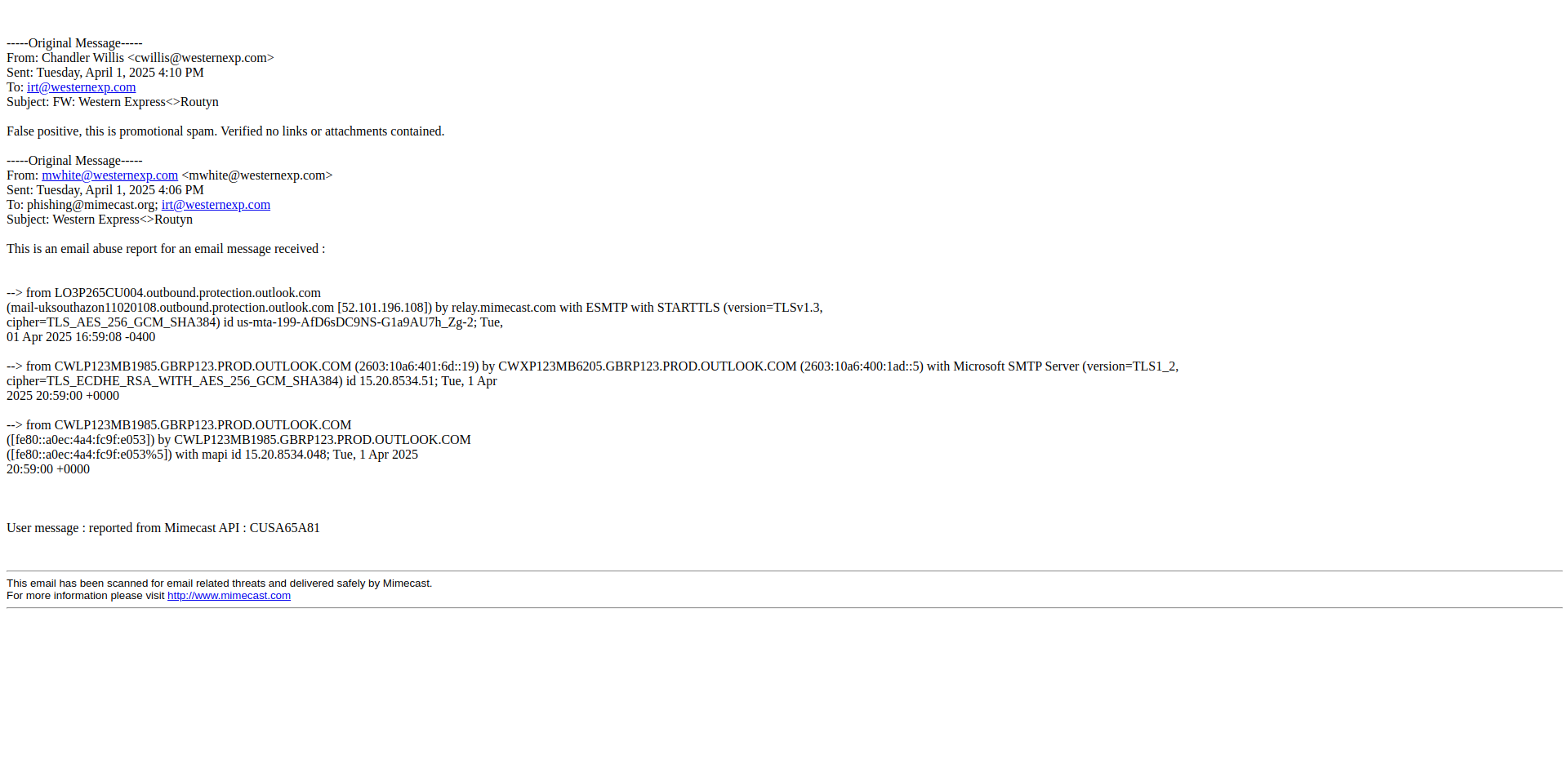 Email Render Screenshot