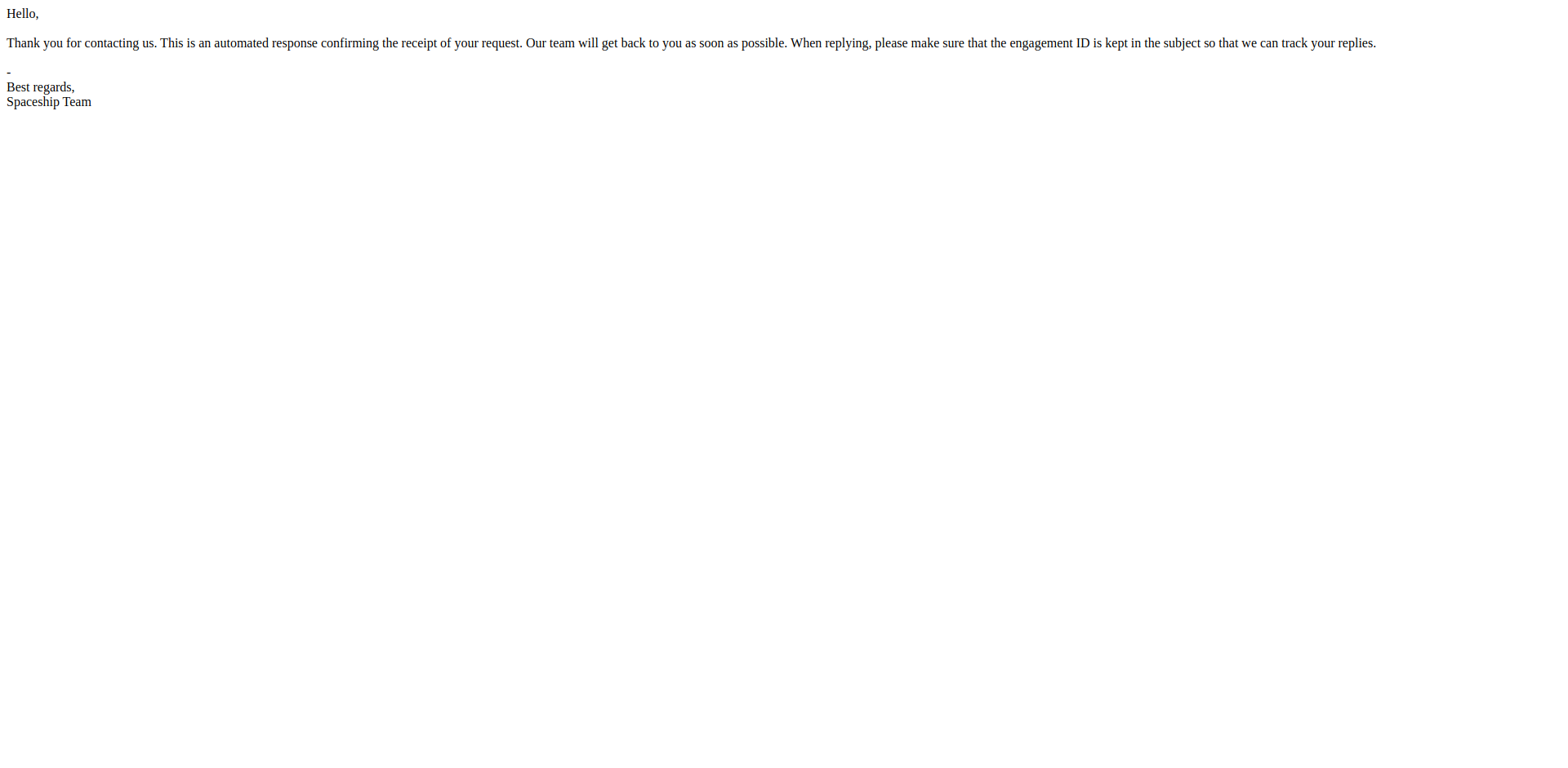 Email Render Screenshot