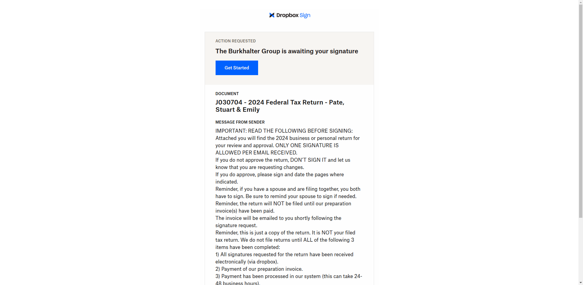 Email Render Screenshot