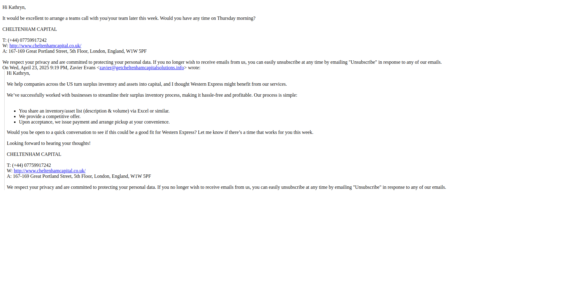Email Render Screenshot