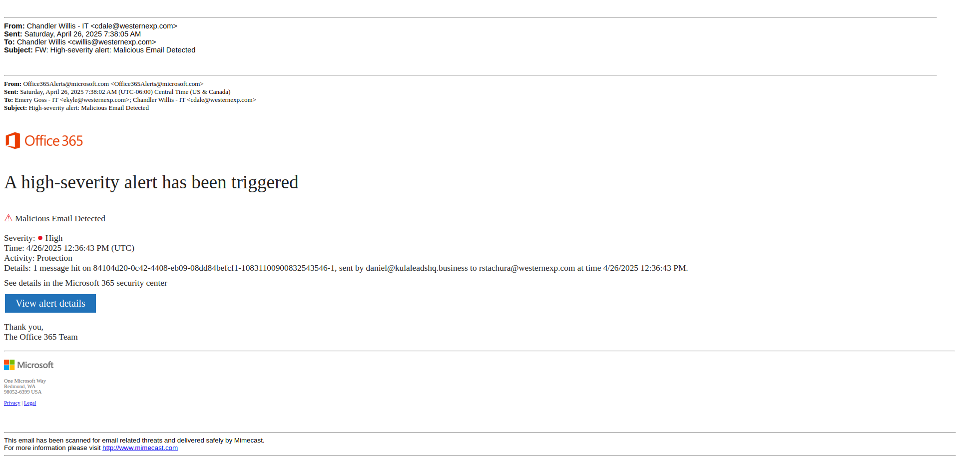 Email Render Screenshot
