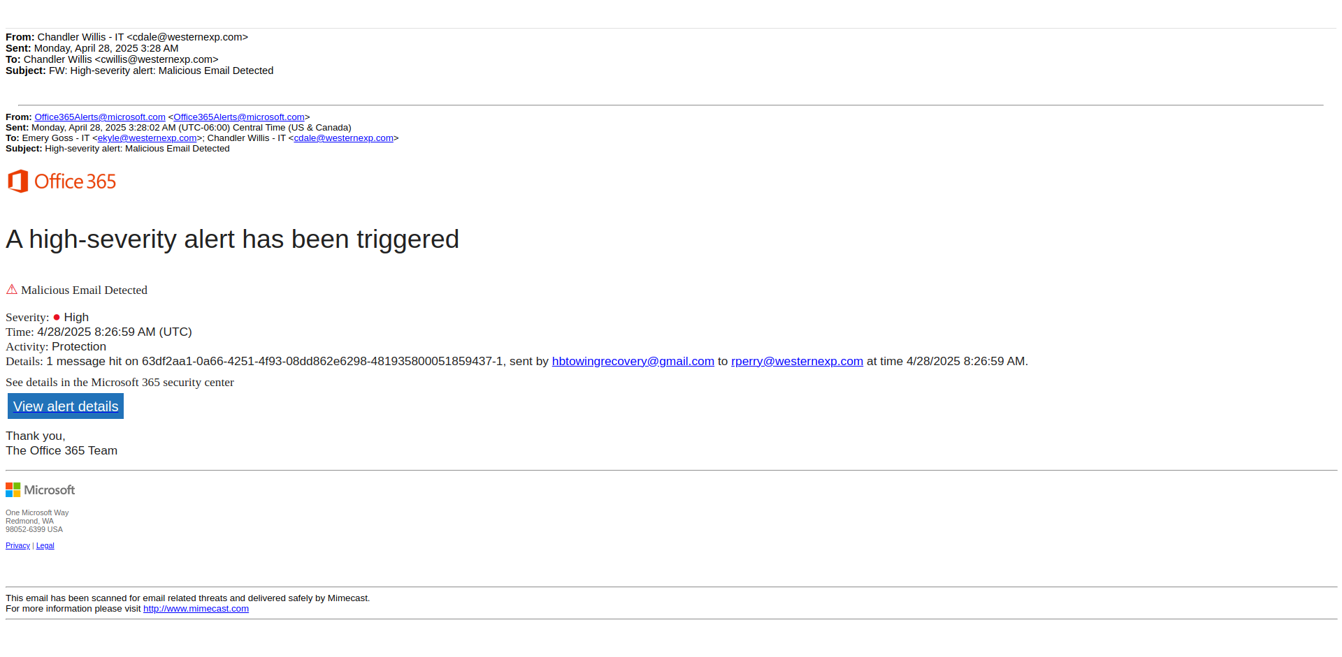 Email Render Screenshot