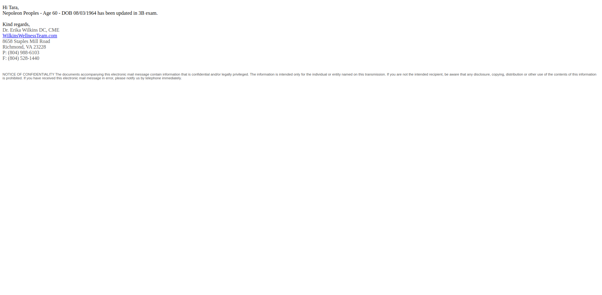 Email Render Screenshot