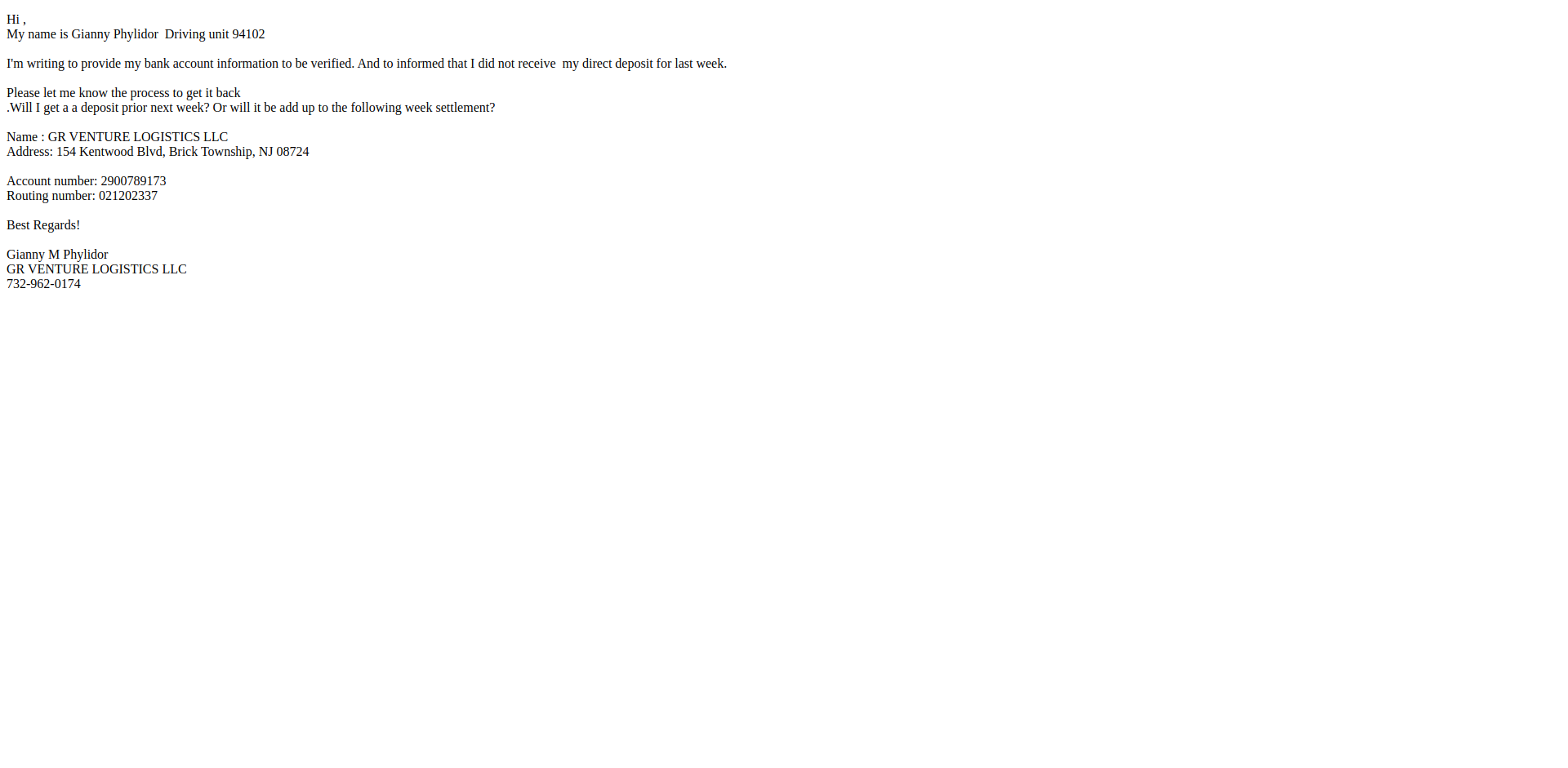 Email Render Screenshot