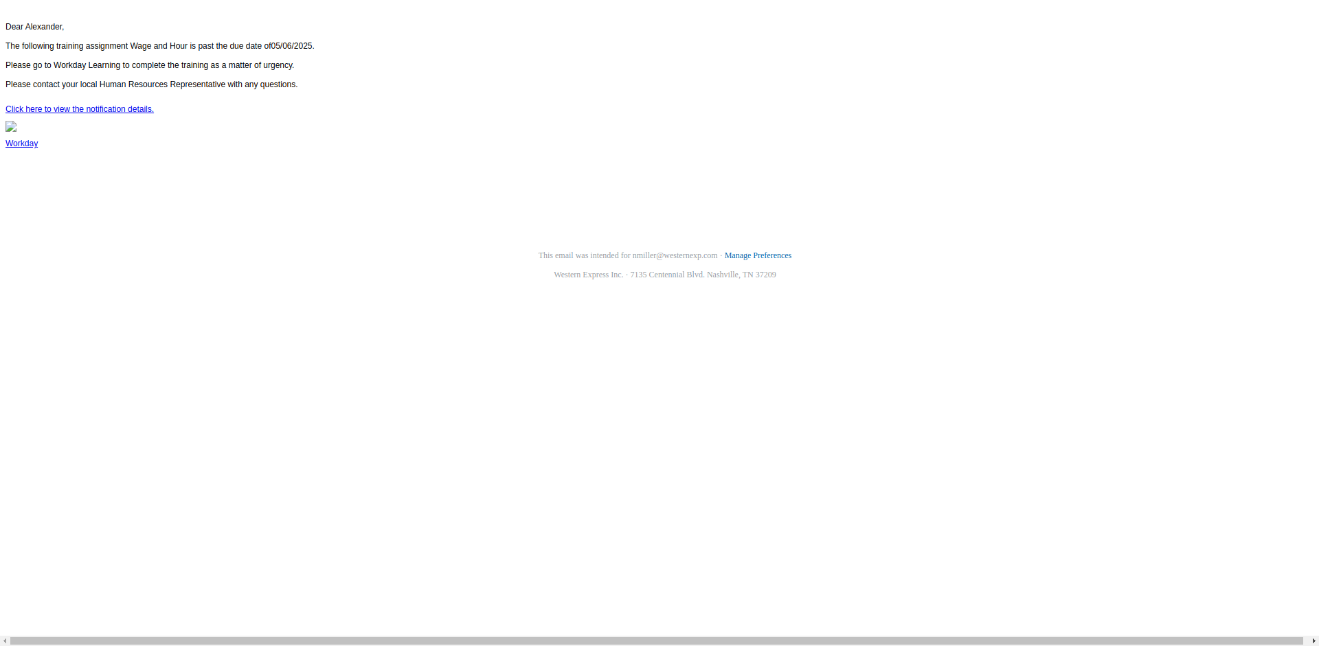Email Render Screenshot