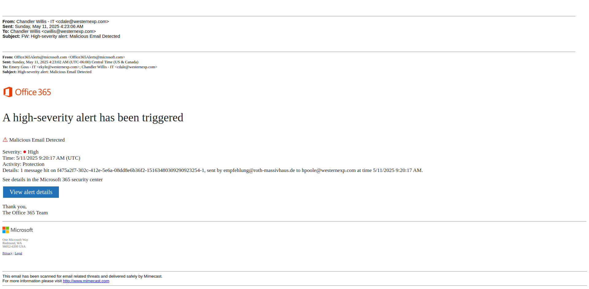 Email Render Screenshot